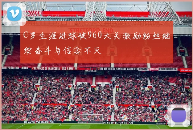 C罗生涯进球破960大关激励粉丝继续奋斗与信念不灭